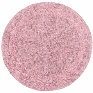 Homescapes Badematte Rosa Ø 80 cm