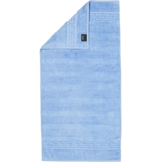 Cawö Handtücher Noblesse Uni 1001, 100% Baumwolle blau 50.00 cm x 100.00 cm