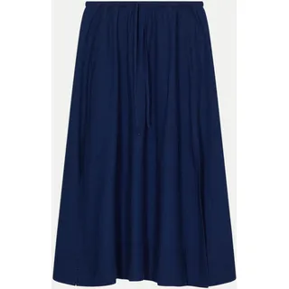 Leinenrock Gathered Blau XS