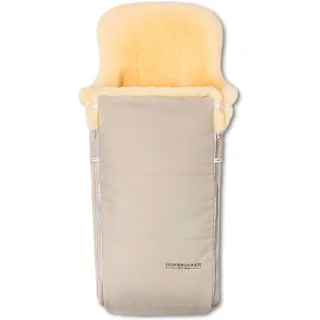 Hofbrucker Kinderwagen Lammfell-Fußsack Luxus beige