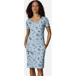 Ragwear Sommerkleid Minikleid Blau 40