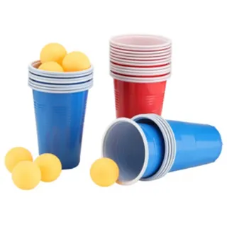 Hi Bier-Pong-Set 48 teilig 24 Becher/24 Bälle