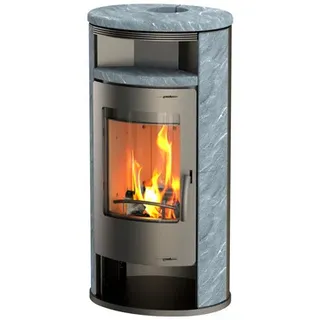 THERMIA Kaminofen »Magdeburg«, grau, Naturstein, 7 kW