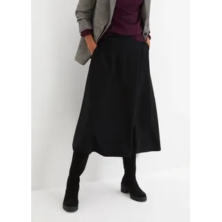 bonprix Midirock schwarz 40