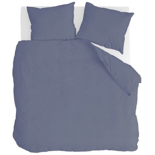 Bettwäsche Bettwäsche Vintage Cotton Blau - 240x220 cm, Walra, Blau 100% Baumwolle Bettbezüge