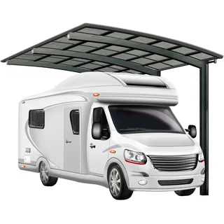 Ximax Portoforte Caravan 2,70 x 4,95 m schwarz inkl. Regenrinne und Pfostenanker