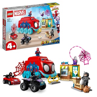 LEGO Marvel Spideys Team-Truck, Spielzeug für Kinder ab 4 Jahren mit Miles Morales und Black Panther Minifiguren, Spidey und Seine Super-Freunde 10791