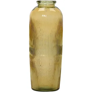 Kaemingk Dekovase Bodenvase XXL RECYCLE gelb