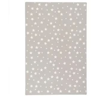 Snapstyle Sterne Kinderteppich 80 x 200 cm Grau