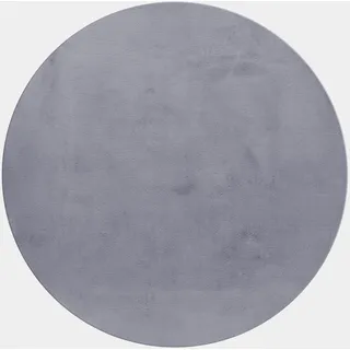 KADIMA DESIGN NECKAR Kurzflorteppich 200 x 200 cm Grau