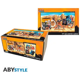 ABYstyle Tasse NARUTO SHIPPUDEN - Pck Tasse320ml + Acryl® + Postcards Naruto