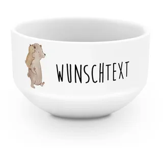 Mr. & Mrs. Panda Personalisierte Schale Papa Bär - Geschenke, Vater, Geschenk, Vatertag, Müslischüssel, Geburtstag, Schüssel personalisiert, Muttertag, mit Namen, Suppenschüssel, Müslischale