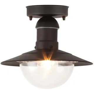 Rabalux Außen-Deckenleuchte Metall schwarz ø240mm 21,5 cm IP44