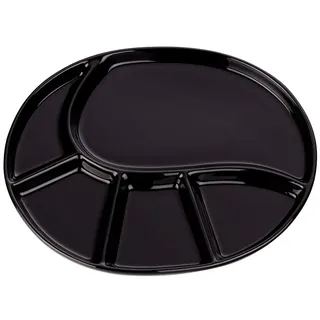 Fondueteller Vroni Keramik schwarz 28,0x22,0x2,5cm