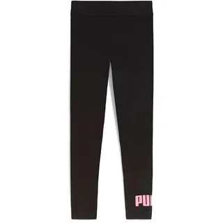 Puma ESS 2 Color No.1 Logo Leggings Schwarz/Poised Pink 176