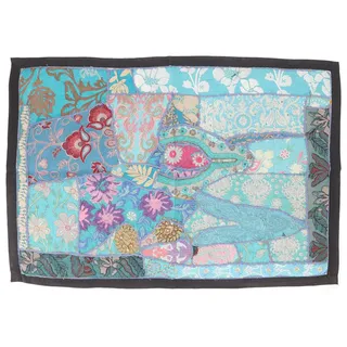 Guru-Shop Wandteppich Orientalischer Tischläufer, Wandbehang,.., Höhe: 95 mm bunt 65 cm x 95 cm x 95 mm