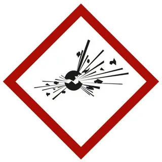 nvent hoffman Gefahrstoffsymbol Explodierende Bombe, Typ: 03021