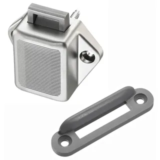 SOTech Push-Lock Mini-Schloss 47,4 x 34,4 x 19,7 mm Edelstahloptik für Boot & Caravan