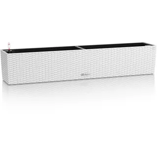 LECHUZA Pflanzgefäß Balconera Cottage 100 cm x 19 cm Weiß