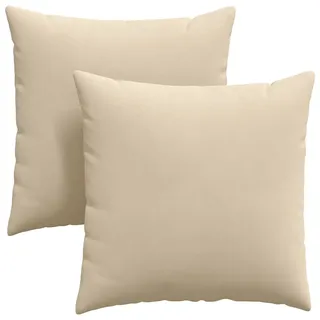 vidaXL Sofakissen 80 x 80 cm Creme