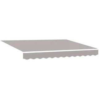 vidaXL Elektrische Markise 3 x 2,5 m grau Polyester