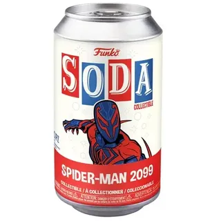 Funko - POP! - SpiderMan: Accross the Spider-Verse - Spider-Man 2099 (mit Variante) Vinyl Soda, 1 Stück, sortiert