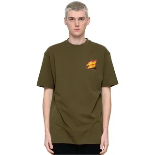 Santa Cruz Flamed Not A Dot T-Shirt, Uniform Grün (AS8, Alpha, X_L, Regular, Regular, XL), Uniform Green, XL - XL