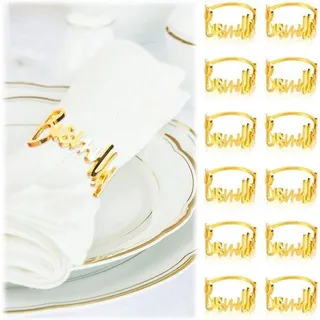 Famanu Serviettenring Elegante Akzente - Gold