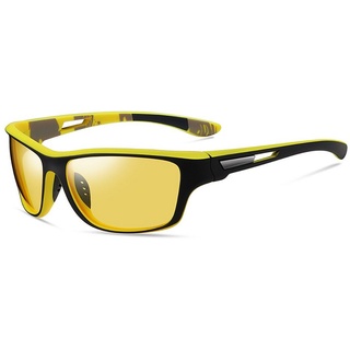 AquaBreeze Sonnenbrille Sonnenbrille Herren und Damen Sport Klassische (Klassische Sport Brille für Reise Wandern und Alltag) Sonnenbrillen Polarisierte UV400 Schutz gelb