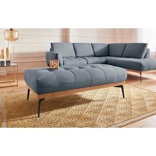 Hocker GUIDO MARIA KRETSCHMER HOME&LIVING "Palíc" Gr. B/H/T: 139 cm x 47 cm x 71 cm, Webstoff, blau (denim) Sitzhocker Hocker