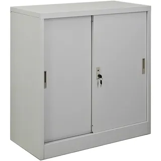 Proregal ELEPHANT Aktenschrank 90 x 90 x 40 cm Grau/Silber