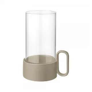 BLOMUS Windlicht Yuragi Steingut/Braun