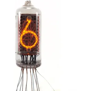 Oniissy 1 x IN-14 Sowjetuhr digitale Gasentladungs-Neonanzeige, Nixie-Röhrenuhr, Leuchtzeit, digitale Röhrenuhr, mit 18 mm Ziffernhöhe für visuelle Anzeige