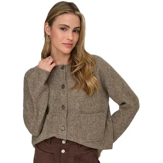 Only ONLPIEMONTE Strickjacke Braun L
