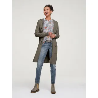Heine Longstrickjacke Oliv 36/38