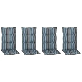 BEO Saumauflage für Hochlehner Tissa blau Polyester-Mischgewebe B/L/S: ca. 46x118x8 cm 4er Set | blau