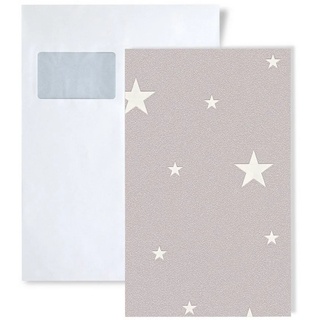 Profhome Kindertapete S-324402-GU, matt, minimalistisch, unifarben, Kindertapete, (1 Musterblatt, ca. A5-A4), braun braun 0.19 m x 0.25 m