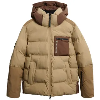 Superdry Ski Sports Block Jacke Herren Buckwheat Beige M