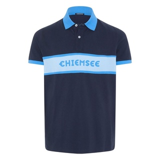 Chiemsee Poloshirt Poloshirt mit Logo und Kontraststreifen 1 blau S
