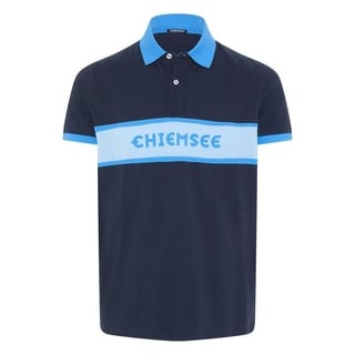 Chiemsee Poloshirt Poloshirt aus Baumwolle mit Logo-Blockstreifen 1 blau S