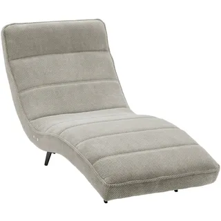 Welnova Liege, Ecru, Metall, 1-Sitzer, 75x158-178x58-86 cm, Fsc, Made in EU, CE, Stoffauswahl, Wohnzimmer, Sessel, Relaxliegen