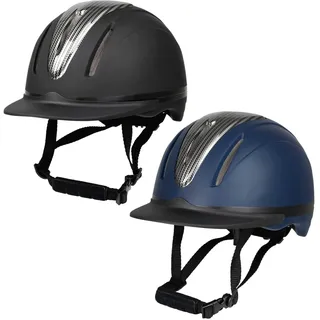 RL24 - Reithelm Innovation Carbon – Blau – Gr. L/XL (58-62cm)