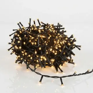 Spetebo LED Büschel Cluster Lichterkette EXTRA warm weiß - 16 m / 800 LED - Weihnachtsbaum Garten Deko Beleuchtung IP44 mit Stromkabel - Weihnachtsbeleuchtung für Innen + Außen