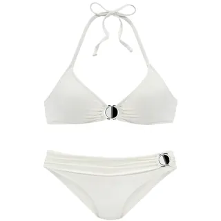 JETTE Triangel-Bikini Damen Weiß 40 Cup A/B