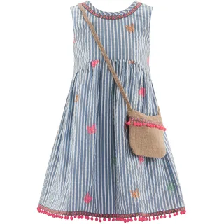 happy girls Kleid mit Umhängetasche Bleu, 104