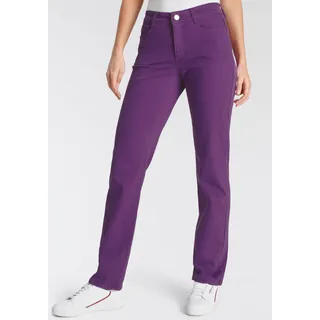 Stretch-Jeans MAC "Dream" Gr. 32, Länge 30, lila (purple magic) Damen Jeans Röhrenjeans mit Stretch für den perfekten Sitz Bestseller