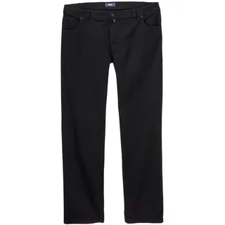 Pioneer Herren Stretch-Jeans Schwarz Peter Größe 106 cm Einfarbig Flache Vorderseite Jeans - 64 Große Größen