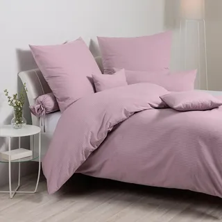 JANINE Piano Mako-Soft-Seersucker Lila 240 x 220 cm + 2 x 80 x 80 cm