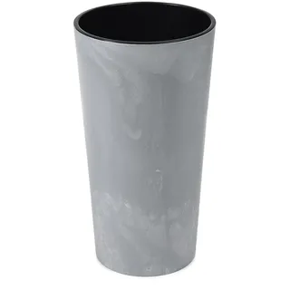 Tymar Pflanzsäule, Blumentopf hoch innen, Pflanzkübel,Blumenkübel Gross, Übertopf (Beton ; ø 30 cm)