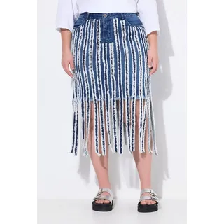 Angel Of Style by Happy Size Jeansrock Damen Blau 60